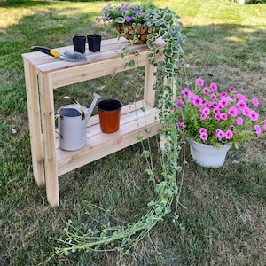 CEDAR Potting Bench or Balcony Bar, Easy Assembly!