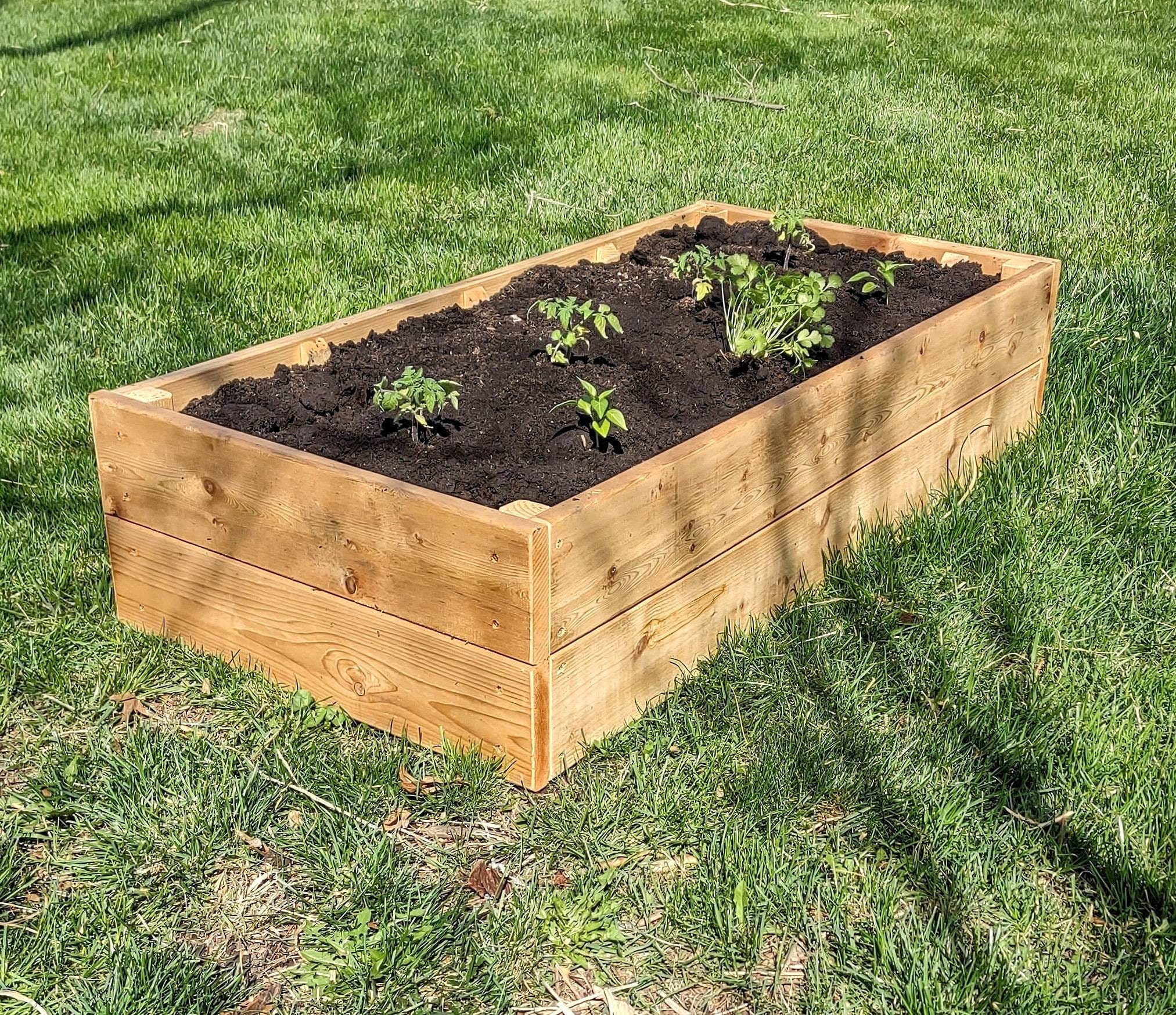 Raised CEDAR Garden Bed 11 or 16 Deep With Full Inch | Etsy