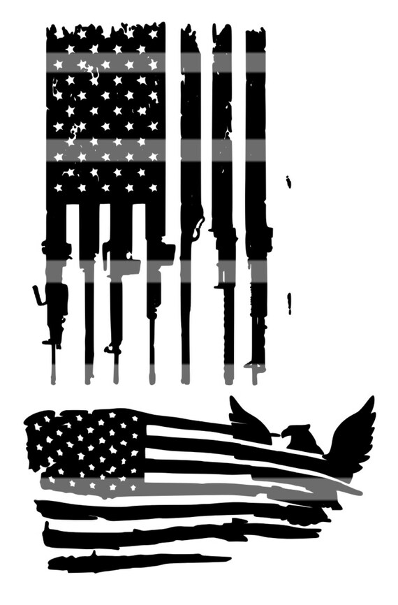 Download Flag svg. Instant download. 2 flags America 2nd amendment ...