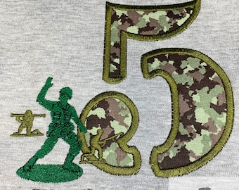 Boys Army birthday shirt, Military birthday shirt, Army Men birthday shirt, Toy soldiers birthday shirt