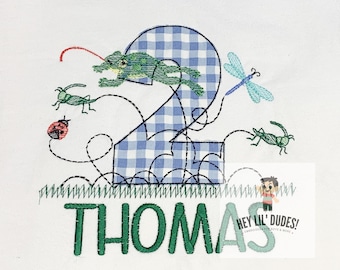 Summer Bugs birthday shirt, Boy Bug themed birthday shirt, Frogs birthday shirt, Bug hunter birthday shirt, Spring birthday shirt