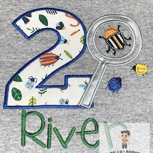 Boys Bugs birthday shirt, Boy Bug themed birthday shirt, Beetle birthday shirt, Bug hunter birthday shirt