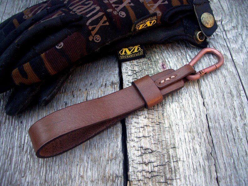 Leather glove holder / leather glove keeper / leather glove Etsy