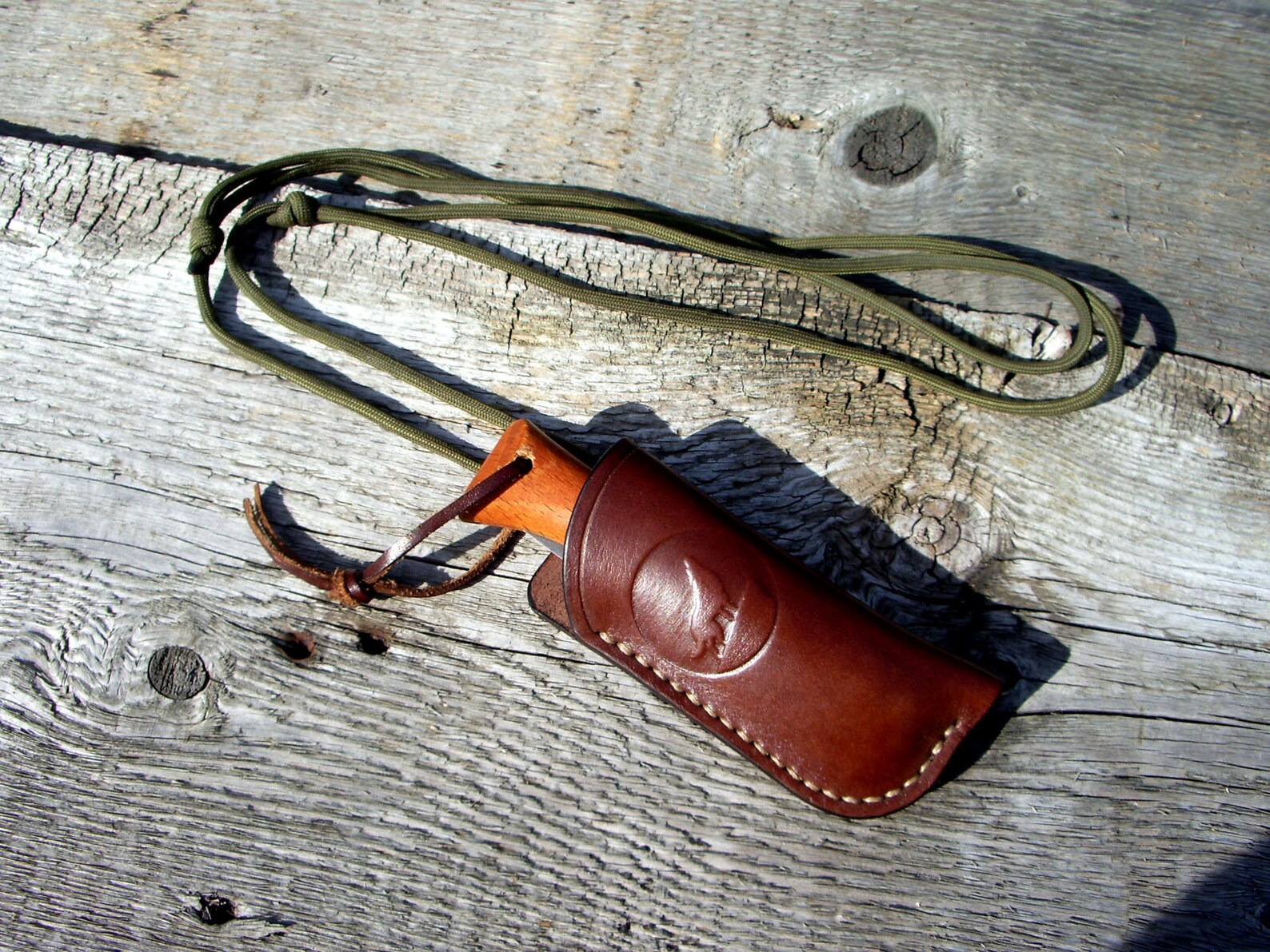 Leather folding knife pouch / folding knife sheath Etsy