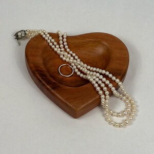 Heart-shaped Ring Dish | Valentine&#39;s Day gift | Heart lover gift | Gift For Men | Wedding Ring Holder | 5th Anniversary