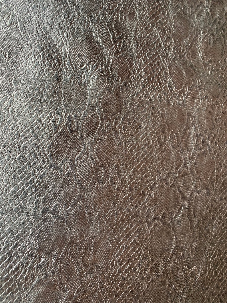 Hide #1 Sliver Python Print Cow Hide Leather