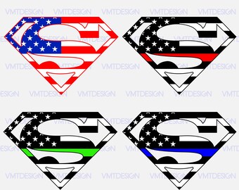 Superman flag american svg - Superman flag american digital clipart for Design or more, file download svg, png, eps, jpg
