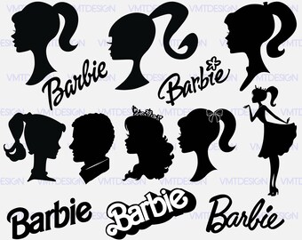Barbie svg - Barbie logo svg - Barbie silhouette - Barbie digital clipart for Design or more, files download eps, svg, png, jpg