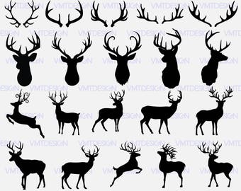 Deer svg - Deer vector - Deer Silhouette - Deer silhouette for Design or more, files download svg, eps, png, jpg