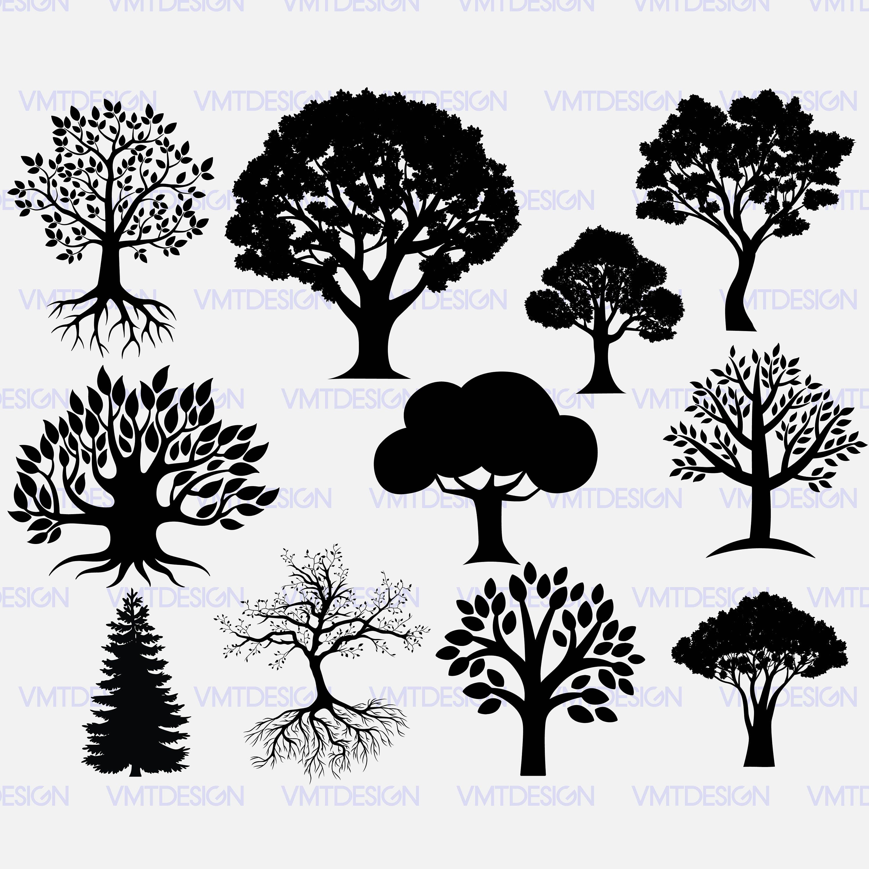 Download Tree svg Tree Silhouette svg Tree Silhouette digital