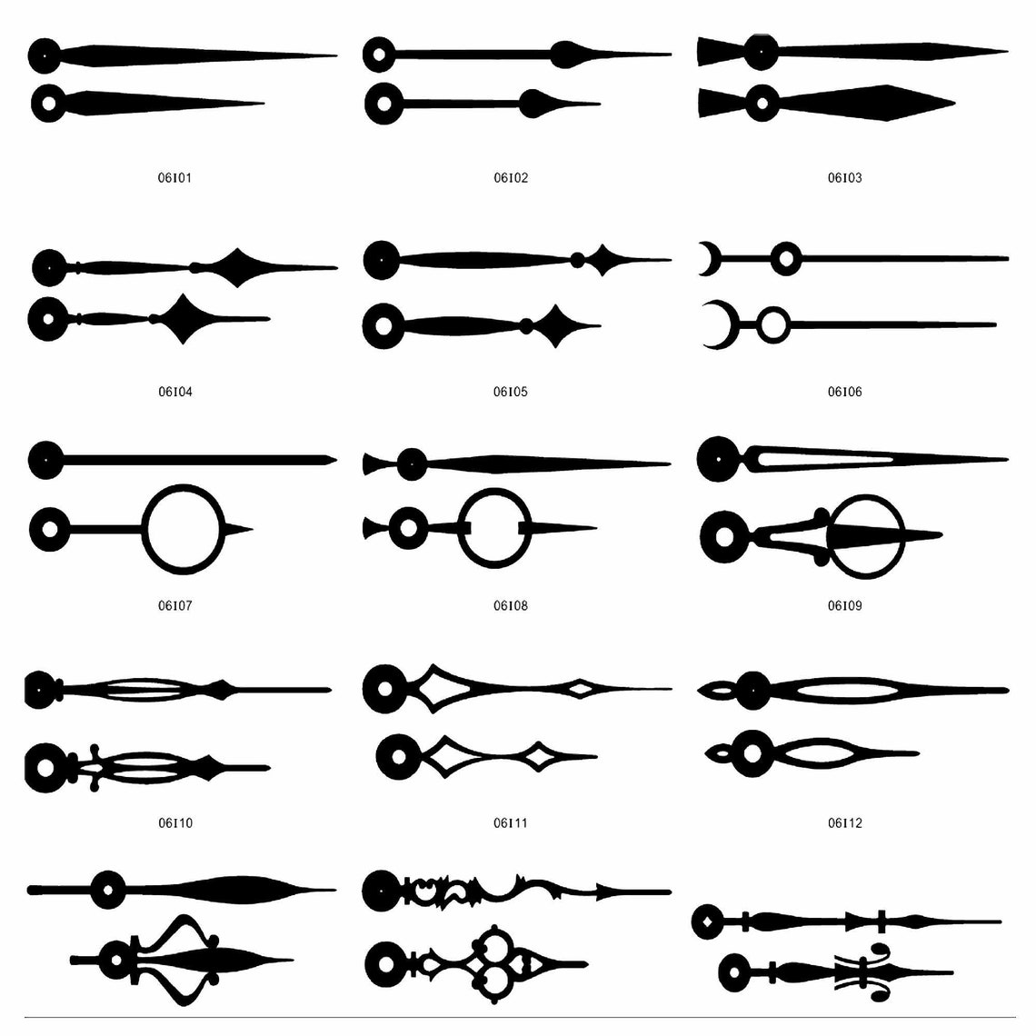 Kitchen clock 19 types of hands 10 watch dials for Etsy