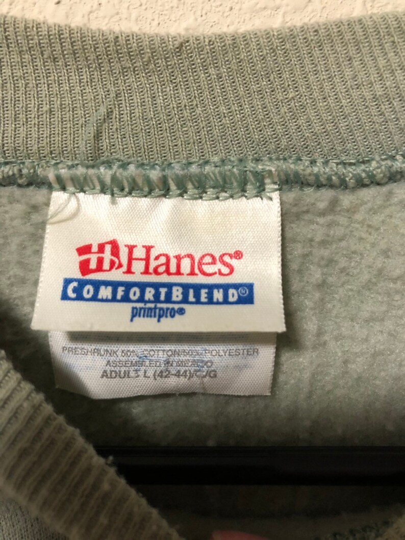 L Vintage Split Happens Crewneck Sweatshirt Size