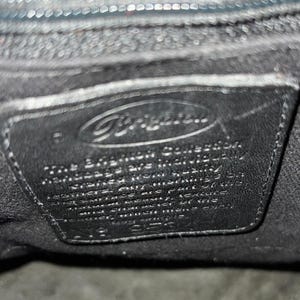 Bolso bandolera de piel vintage Brighton, color negro y marrón, envío rápido 3138-5 imagen 11