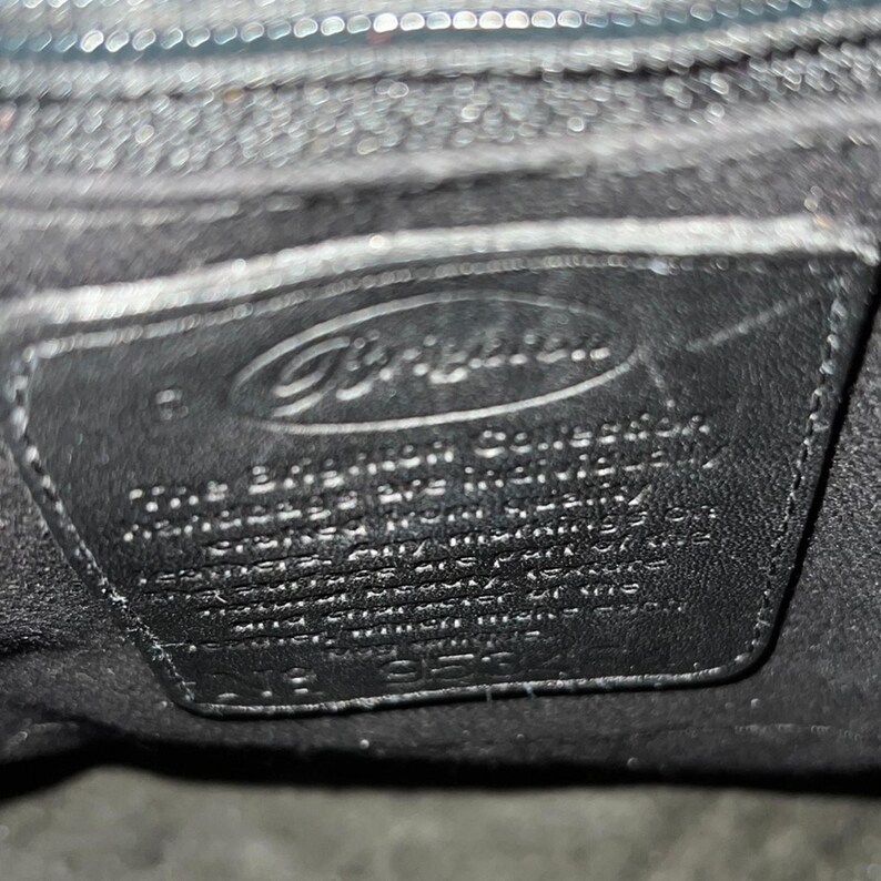 Bolso bandolera de piel vintage Brighton, color negro y marrón, envío rápido 3138-5 imagen 11