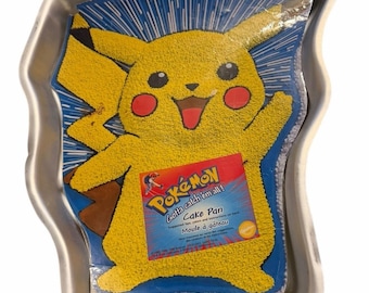 Vintage Wilton 1999 Nintendo Pokémon Cake Pan/Baking Mold Original Paper 3513-62
