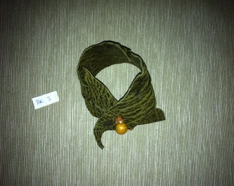 Handmade, unique leather bracelet