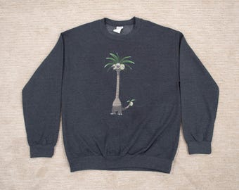 Alolan Exeggutor Dark Gray Heather Crewneck