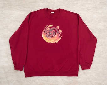 Dark Charmeleon Red Crewneck Sweater
