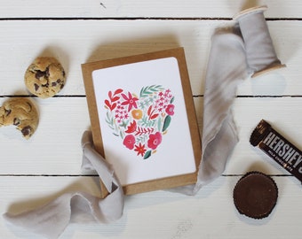 Sent With Love Watercolor Cards