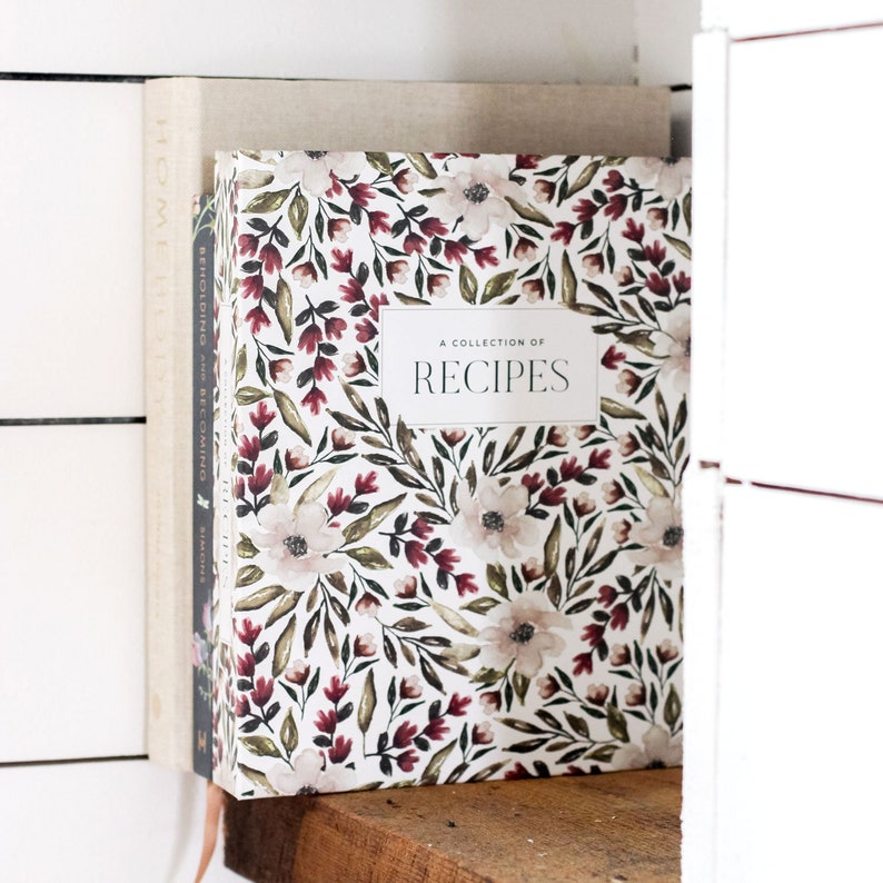 Extra Recipe Pages 40 Recipes | 20 Double-Sided Recipe Pages, 3 hole punch recipe card, Recipe filler pages for our Heirloom Recipe Books image 5