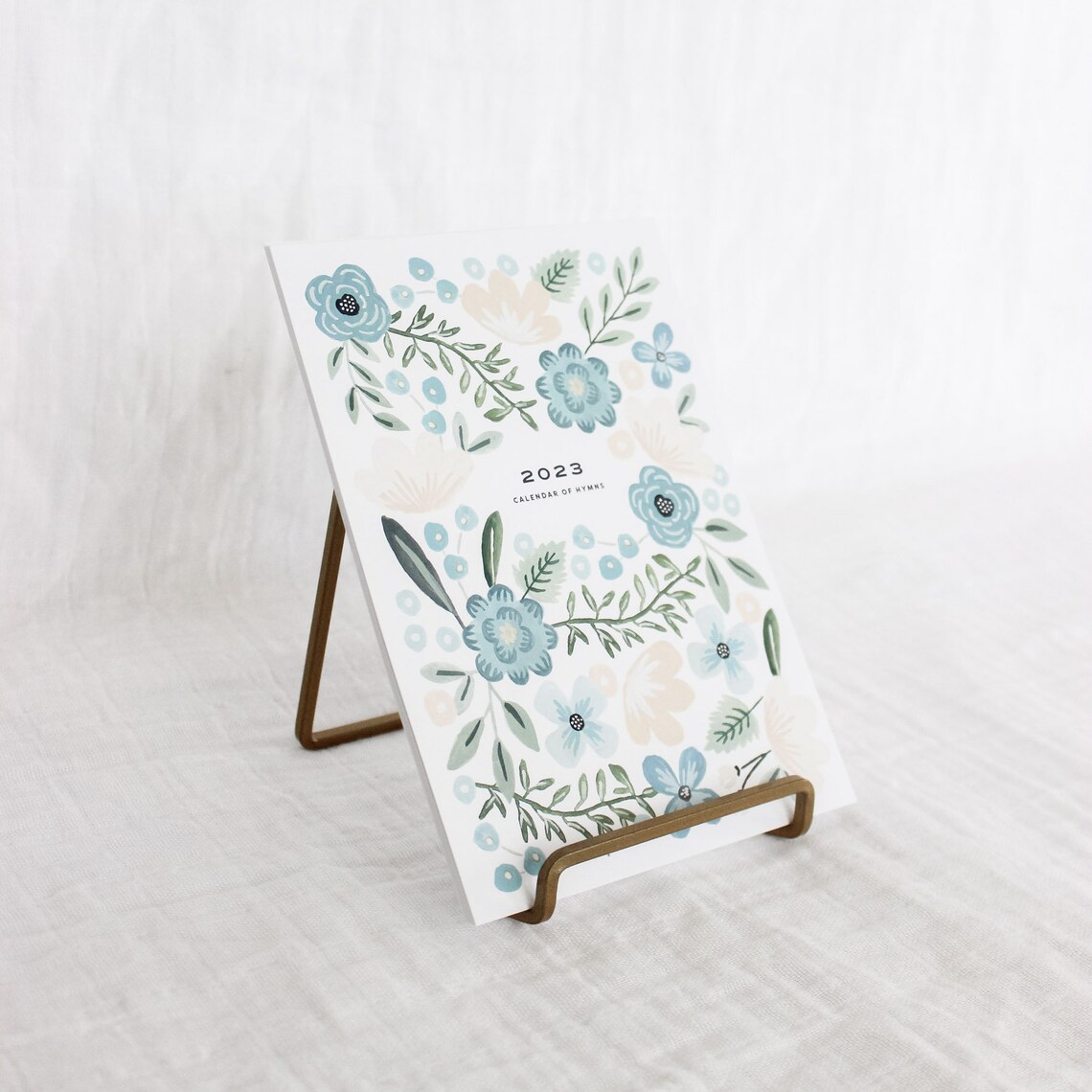 2023 Monthly Hymn Calendar Display 2023 Desk Calendar With Etsy