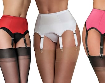 Premier Lingerie Lycra '6 Strap' Suspender / Pas do pończoch do pończoch (PL2)