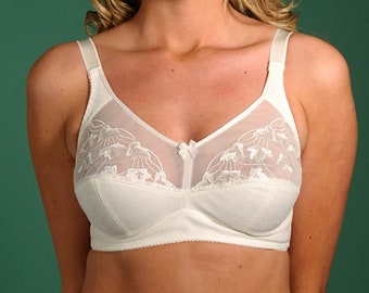 Premier Lingerie 'Silhouette Lingerie ‘ Cascade Pearl Non-Wired Soft Cup Bra UK SIZES [3106p]