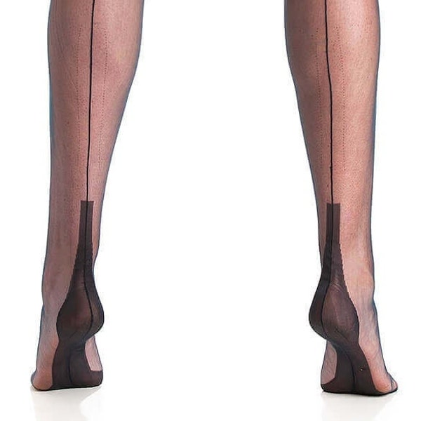 Premier Hosiery Fully Fashioned Cuban Heel Stockings ( PLffc )