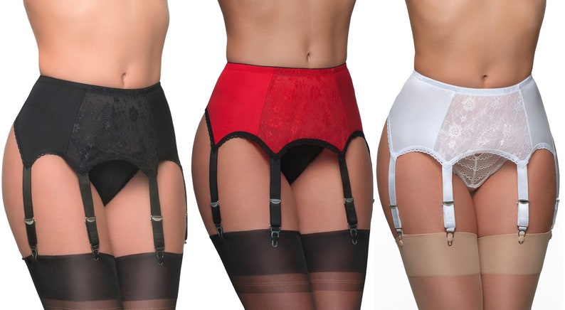 6 strap garter belt
