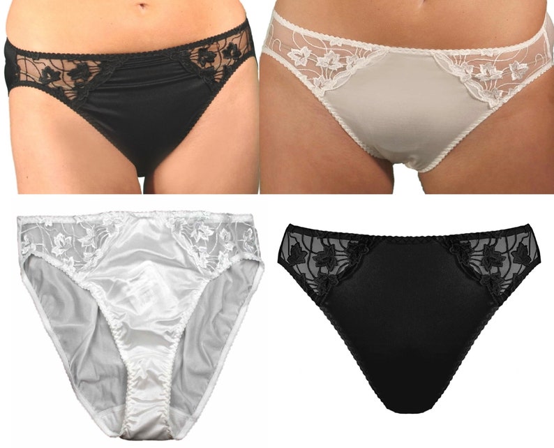 Premier Lingerie 'Silhouette Collection' Cascade Floral Lace Brief Knickers 3104 image 2