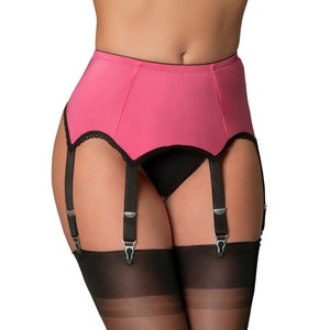 Premier Lingerie Lycra '6 Strap' Suspender / Garter Belt for Stockings PL2 image 9