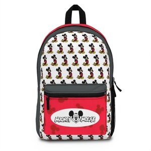 Disney Classic Mickey Mouse Backpack, Disney Backpack, Mickey Backpack, Disney Bag, Mickey Mouse Bag, School Backpack, Disney Gift
