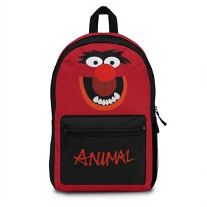 Muppets Animal Backpack, Muppets Backpack, Animal Bag, Muppets Gift, School Backpack, Muppets Bag, Animal Backpack, Retro Backpack