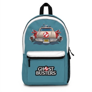 Ghostbusters Backpack, Retro Bag, Ghostbusters Movie Bag, 80&#39;s Movie Backpack, Ghost Bag, Haunted Backpack, Ecto-1, Slimer Ghost
