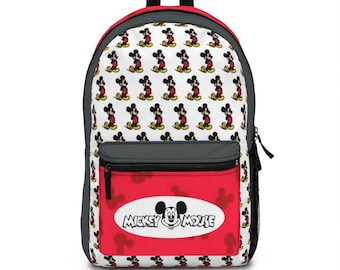 Disney Classic Mickey Mouse Backpack, Disney Backpack, Mickey Backpack, Disney Bag, Mickey Mouse Bag, School Backpack, Disney Gift