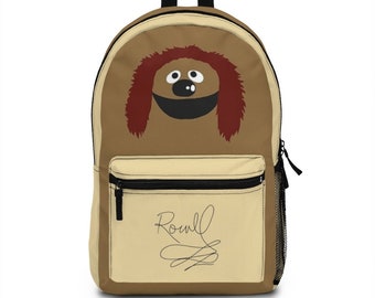 Mochila Rowlf de los Muppets, mochila de los Muppets, bolso Rowlf, regalo de los Muppets, mochila escolar, bolso de los Muppets, mochila Rowlf, mochila retro