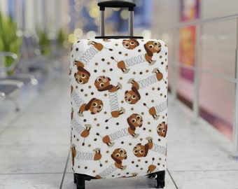 dog themed luggage