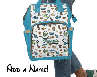 Sco oby Doo Diaper Backpack, Sco oby Bag, Mystery Gang Vacation Bag, Toddler Diaper Bag, Large Diaper Backpack, Shaggy Backpack