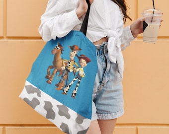 Toy Story Tote Bag, Disney Bag, Disney Weekend Bag, Disney Vacation Bag, Sheriff Woody Bag, Bullseye Bag, Jessie Tote Bag, Toy Story Bag