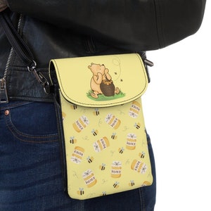 Disney Winnie the Pooh Crossbody Phone Wallet Purse, Winnie the Pooh Crossbody, Disney Purse, Disney Winnie the Pooh Purse, Disney Pooh Bag