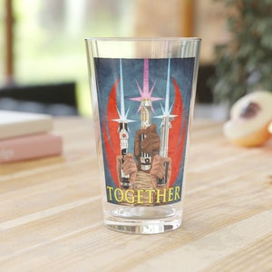 Star Wars Rebels 1 Poster Pint Glass, Star Wars Glass, Rebels Pint Glass, Jedi Glass, Star Wars Cup, Propaganda Poster, Star Wars Beer Glass