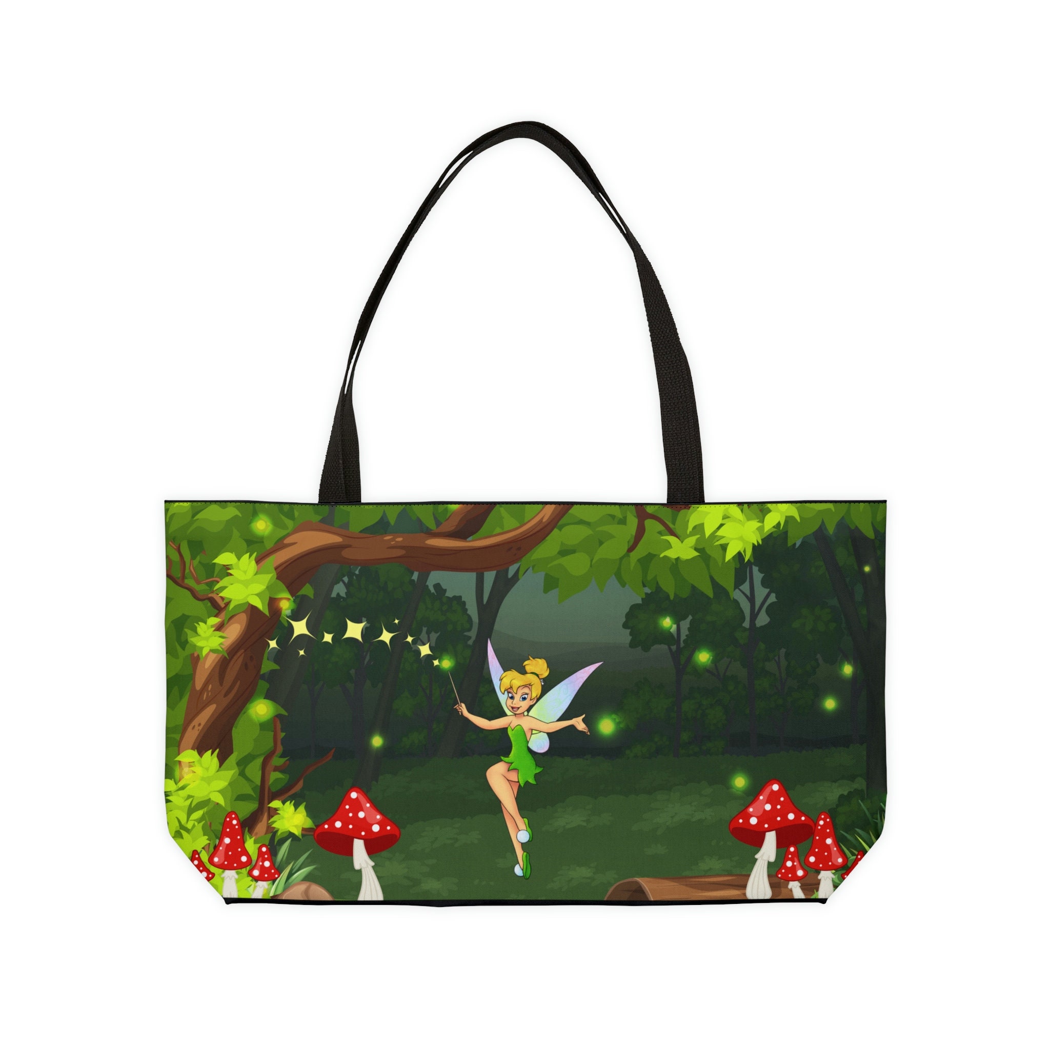 Disney Tinkerbell Weekender Tote Bag, Peter Pan Tote Bag, Disney