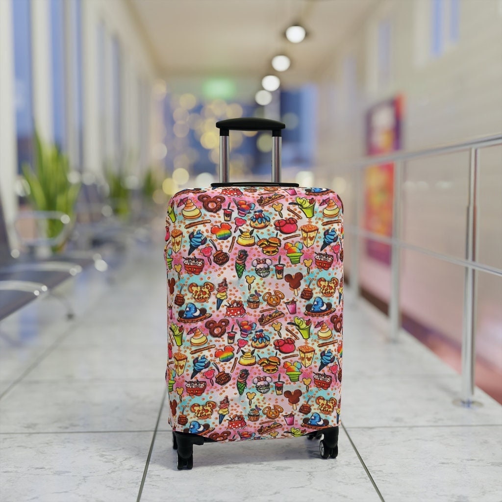 Theme Park Sweet Treats Luggage Cover // Travel Suitcase 