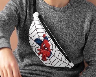 Mar vel Spider- Man Fanny Pack, Mar vel Bag, Comics Fanny Pack, Mar vel Gift, Theme Park Fanny Pack, Spider- Man Bag, Spider- Man Gift