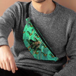 Mar vel Lo ki Fanny Pack, Mar vel Bag, Disney Bag, Disney Fanny Pack, Disney Gift, Mar vel Fanny Pack, Lo ki Bag, Alligator Lo ki Variant