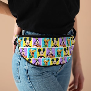Classic Disney Friends Fanny Pack, Disney Fanny Pack, Disney Bag, Disney Vacation, Disneyland Fanny Pack, Goofy Fanny Pack, Pluto Fanny Pack