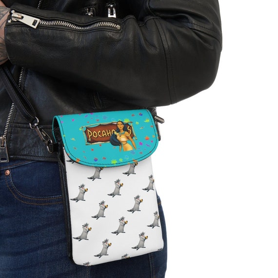 Disney Pocahontas and Meeko Crossbody Phone Wallet Purse