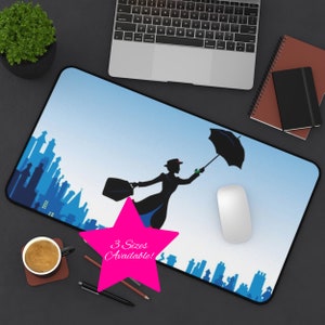 Disney Mary Poppins Desk Mat, Disney Mouse Pad, Mary Poppins Office, Disney Office, Mary Poppins Desk Pad, Disney Mat, Mary Poppins Gift