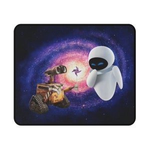 Disney Wall-E and Eve Non-Slip Mouse Pad, Wall-E Desk Pad, Disney Office, Wall-E Home Décor, Wall-E and Eve Office, Disney Wall-E Gift