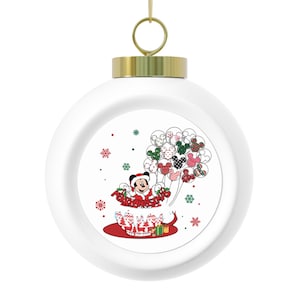 Disney Mickey Christmas Ball Ornament, Mickey Ornament, Disney Holiday Decor, Christmas Tree Ornament, Disney Ornament, Disney Mickey Gift